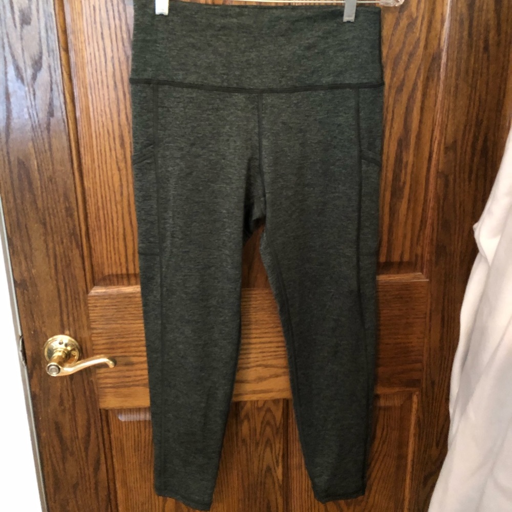 aeire muted green leggings